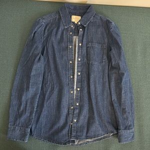 Sezane Denim Shirt Size 34